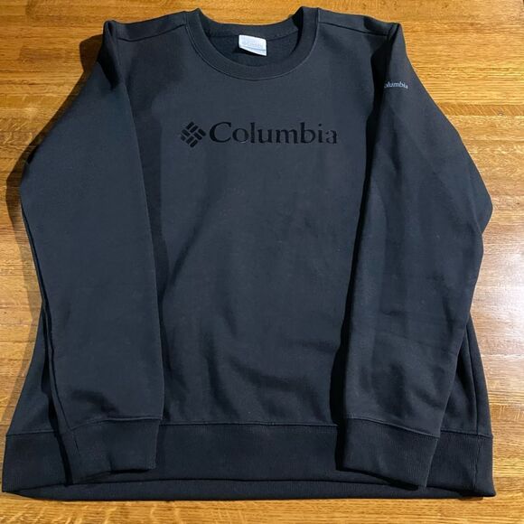 Columbia Woman’s Logo Crew Black NWT - Picture 6 of 12
